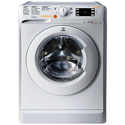 Indesit Innex XWDE861680XW Freestanding Washer Dryer, 8kg Wash/6kg Dry Load, A Energy Rating, 1600rpm Spin, White
